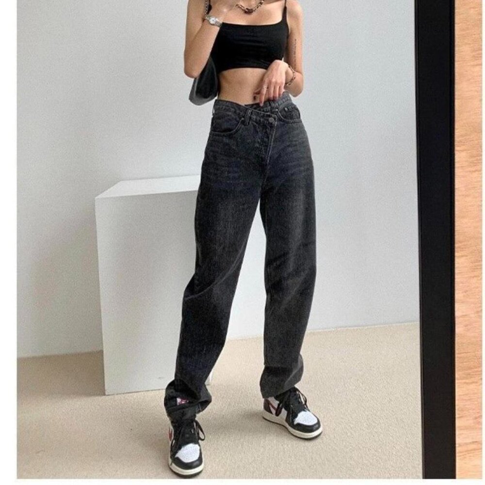 Aili Artisan Jean Asymmetrical Jeans